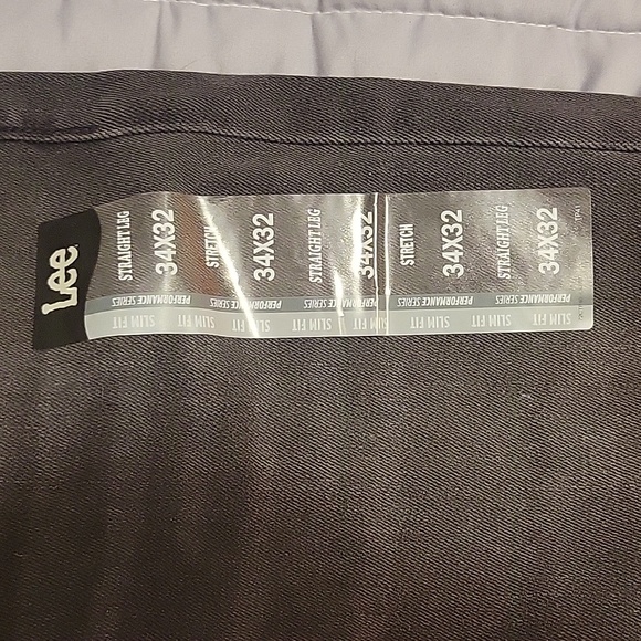 Lee's slim fit, straight leg, black jeans, 34 x 32. NWT - Picture 3 of 6